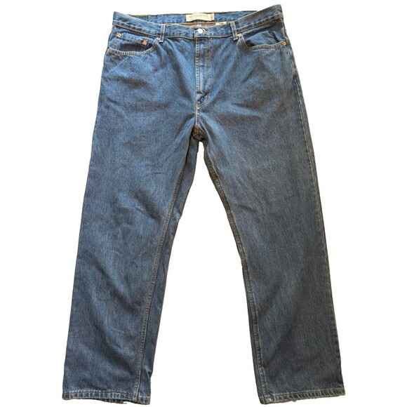 Levi's Other - Levis 505 Jeans Mens 42x32 Actual 41x31 Blue 100% Cotton Regular Y2K Blank Tab